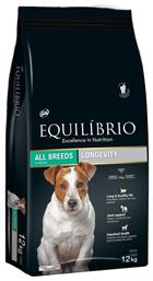 All Breeds Longevity 12kg Ξηρά Τροφή για Ηλικιωμένους Σκύλους με Κοτόπουλο Equilibrio