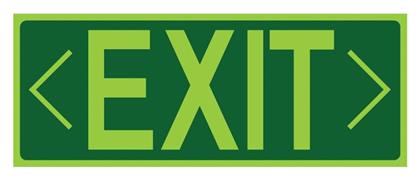 Πινακίδα Εξόδου PVC 572413.0020 Ergo