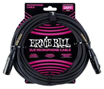 Cable XLR male - XLR female 7,6m (EBMIKAKMCSP0100) Ernie Ball