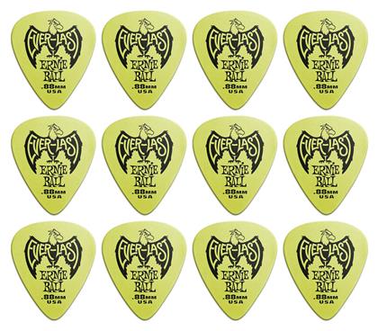 Πένα Κιθάρας Everlast Green Πάχους 0.88mm Συσκευασία 1τμχ Ernie Ball