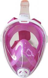 52296 Μάσκα Θαλάσσης Full Face Pink S/M Escape