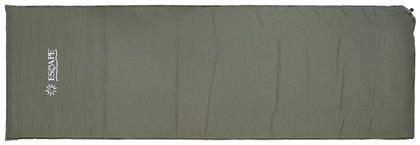 Αυτοφούσκωτο Μονό Υπόστρωμα Camping 200x65cm Πάχους 3.5cm σε Χακί χρώμα Escape