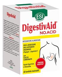 DigestivAid No Acid 60 μασώμενες ταμπλέτες ESI