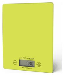 G Ψηφιακή Ζυγαριά Κουζίνας 1gr/5kg Green Yellow Esperanza