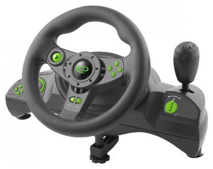 Steering Wheel EGW102 Τιμονιέρα με Μοχλό Ταχυτήτων και Πετάλια για PC / PS3 με 270° Περιστροφής Esperanza