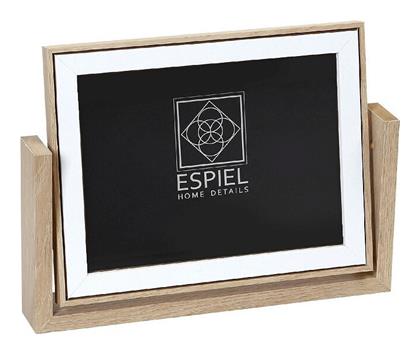 2 Οψεων Κορνίζα Ξύλινη με Μπεζ Πλαίσιο Espiel