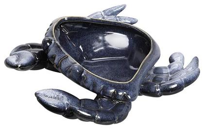 Διακοσμητική Πιατέλα Κεραμική Μπλε 25x21x8εκ. Espiel