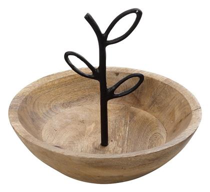 Διακοσμητικό Μπωλ Ξύλινο 25x25x21cm Espiel