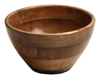 Διακοσμητικό Μπωλ Ξύλινο Μπεζ 24x12x12cm Espiel