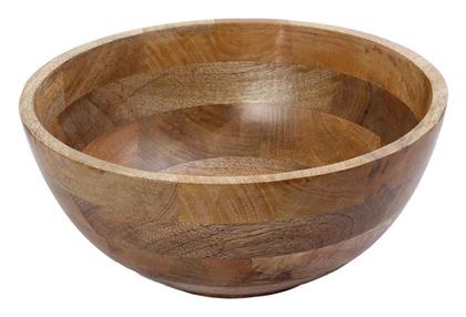 Διακοσμητικό Μπωλ Ξύλινο Mango 30.4x30.4x12.7cm Espiel