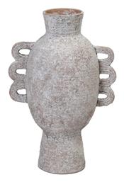 Διακοσμητικό Βάζο Κεραμικό Ροζ 15.5x15.5x21cm Espiel