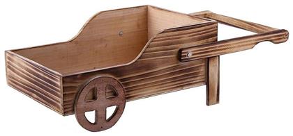 HOM2347 Καρότσι Ξύλινο Φυσικό Ξύλο 46x22x16cm Espiel