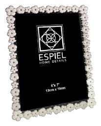 Κορνίζα Μεταλλική 13x18cm με Ασημί Πλαίσιο 3τμχ Espiel
