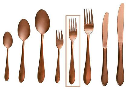 Prime Πιρούνι Φρούτου/Γλυκού Ανοξείδωτο Ροζ Χρυσό 17.8cm Espiel