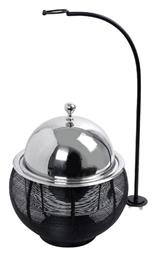 Σκεύος για Φοντύ με Ρεσώ Μεταλλικό Μαύρο 25x25x30εκ. Espiel