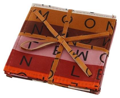 Σουβέρ Υφασμάτινο Πολύχρωμο 10x10cm 4τμχ Espiel