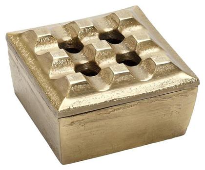 Σταχτοδοχείο Τσιγάρου / Αντιανεμικό Μεταλλικό Χρυσό Espiel