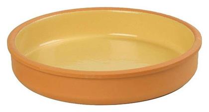 Terracotta Στρογγυλό Πυρίμαχο Σκεύος Κεραμικό 23x23x4cm 4τμχ Espiel