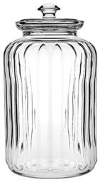 Viva Βάζο Γενικής Χρήσης με Καπάκι Γυάλινο Διάφανο 2500ml Espiel