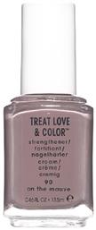Treat Love & Color Θεραπεία με Χρώμα με Πινέλο On The Mauve 13.5ml Essie
