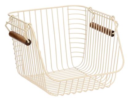 Allure Βάση Οργάνωσης Κουζίνας Μεταλλική σε Μπεζ Χρώμα 29.5x26.5x21.5cm Estia