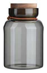 Allure Βάζο Γενικής Χρήσης με Αεροστεγές Καπάκι Γυάλινο Διάφανο 750ml Estia