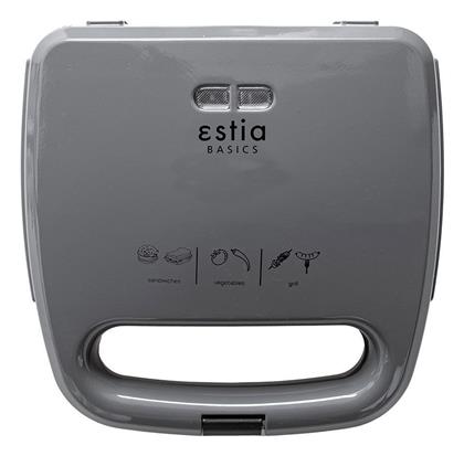 Aroma Grey 750W για 2 Τοστ Γκρι Estia