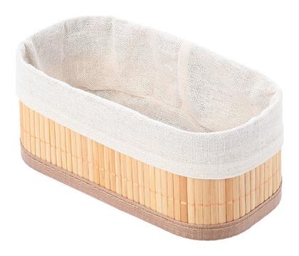 BAMBOO ESSENTIALS Επιτραπέζια Θήκη Οργάνωσης Μπαμπού Μπεζ Estia