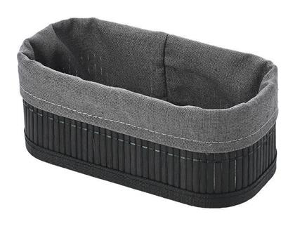 Bamboo Essentials Επιτραπέζια Θήκη Οργάνωσης Μπαμπού Μαύρη Estia