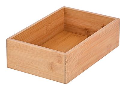 Bamboo Essentials Θήκη για Μαχαιροπίρουνα Συρταριού Ξύλινη σε Μπεζ Χρώμα 23x15x7cm Estia