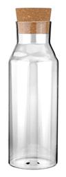 Μπουκάλι Νερού Γυάλινο με Φελλό Διάφανο 1200ml Estia