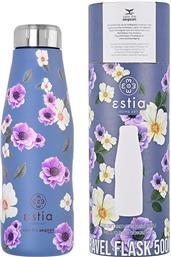 Μπουκάλι Θερμός Garden Blue 500ml Estia