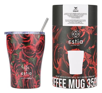 Coffee Mug Save The Aegean 350ml Twilight Rose Estia