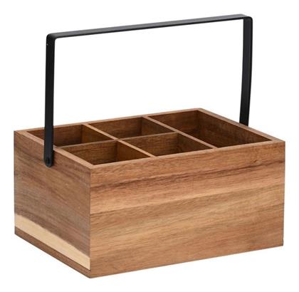 Καλάθι Αποθήκευσης Bamboo 20x15x10cm Estia