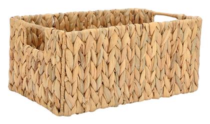 Καλάθι Αποθήκευσης Ψάθινο 35x25x16cm Estia