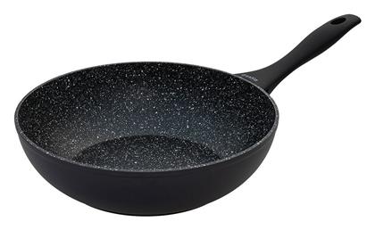 Magma 28cm Wok Αλουμινίου με Επίστρωση από Πέτρα Estia