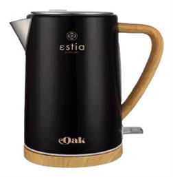Oak 1.7lt με Ισχύ 2200W Μαύρος Estia