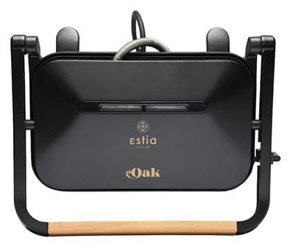 Oak 1300W για 2 Τοστ Μαύρη Estia