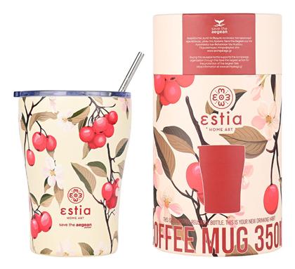 Save Aegean Ποτήρι Καφέ Θερμός Ανοξείδωτο Bpa Free 350ml Sakura Whisper Estia