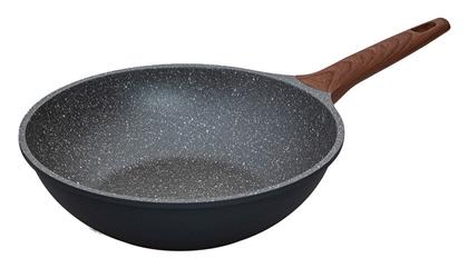 Stone 28cm Wok από Χυτό Αλουμίνιο με Επίστρωση από Πέτρα Estia
