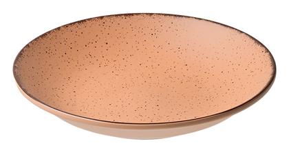 Terra Πιάτο Βαθύ από Πορσελάνη Salmon με Διάμετρο 23cm Estia
