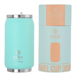 Travel Cup Save the Aegean 300ml Bermuda Green Estia
