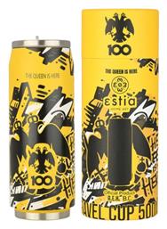 Travel Cup Save the Aegean 500ml AEK BC Edition The Queen is Here Estia