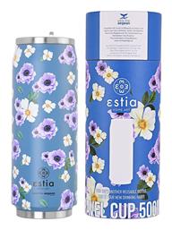Travel Cup Save the Aegean 500ml Garden Blue Estia