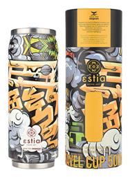 Travel Cup Save the Aegean 500ml Graffiti rhythm Estia