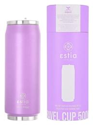 Travel Cup Save the Aegean 500ml Lavender Purple Estia