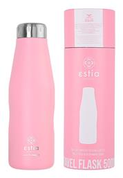 Estia Travel Flask Save Aegean Μπουκάλι Θερμός Baby The Ροζ 500ml από το Spitishop