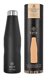 Estia Travel Flask Save Aegean Μπουκάλι Θερμός Matte Black 750ml 01-9816 από το Katoikein