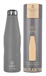 Travel Flask Save Aegean Μπουκάλι Θερμός Matte Grey 750ml Estia