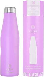 Estia Travel Flask Save Aegean Μπουκάλι Θερμός Matte Purple 750ml